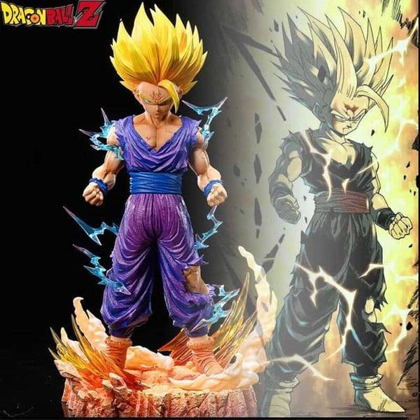 Action Toy Figures Gohan Figure Z Figures Figurine Model Super Saiyan Gohan Action Figure Anime Collection Ornament Gifts Q240703