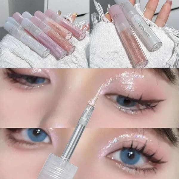 Liquid Eyeshadow Lying Silkworm Pen Diamond Shimmer Pearlescent Highlighter Waterproof Long-lasting Glitter Eyes Makeup Cosmetic 240705