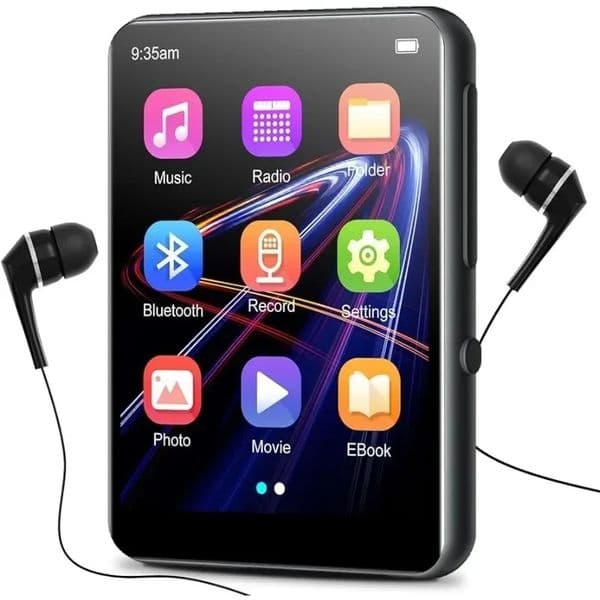 2" 2.5" Bluetooth MP3 MP4 Music Player Full Touch Screen Mini MP4 Video Player With FM Radio Ebook Recording Sports Walkman For Student