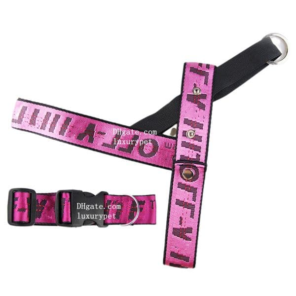 Designer Dog Harness Collar Leash Set No Pull Dog Harness, Easy Walk for Small Medium Large Pets Lightweight Harness Anti-Twist Pet Lead Combo Street Fashion XL B127