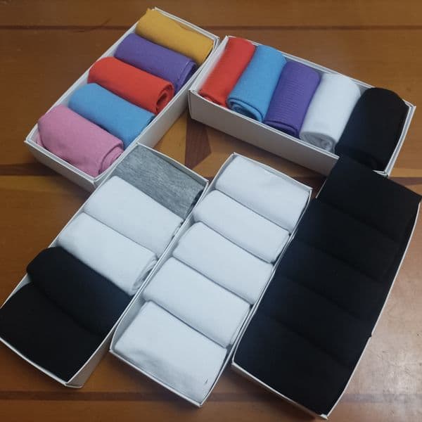 Mens Socks Women Cotton Solid Color Socks Slippers hook ankle breathable black White Gray Football basketball Sports stocking letter Sportsocks Christmas with box