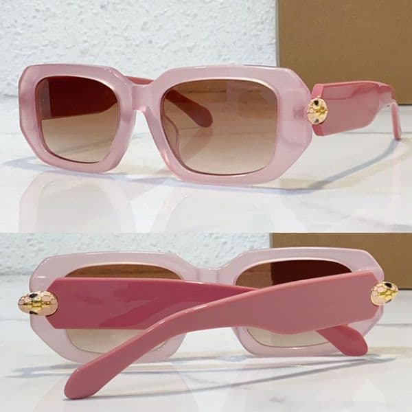 25ss New Rectangular Sunglasses Designer Women Acette Pink Geometric Frame Casual Wear Outdoor Sunglasses With box 40067