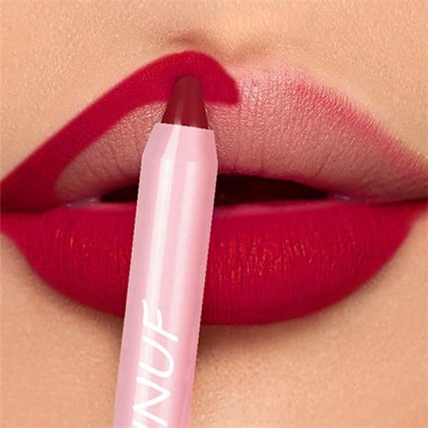 18 color lipstick pencil waterproof sexy red light contour coloring lipstick durable plastic free cup lipstick pen lipstick cosmetics 240705