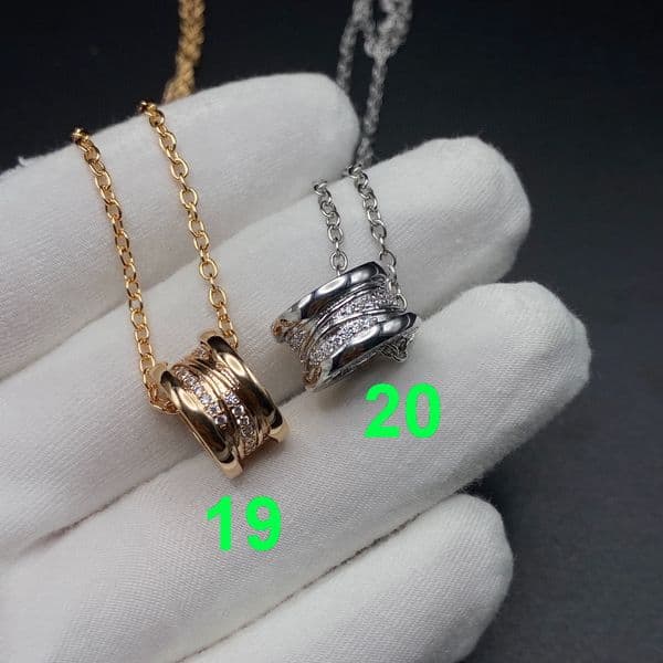 ADITA T0P quality zero1 necklace gold inlaid crystal ceramic handmade counter quality gold plated 18K silver Rose gold pendant 020A