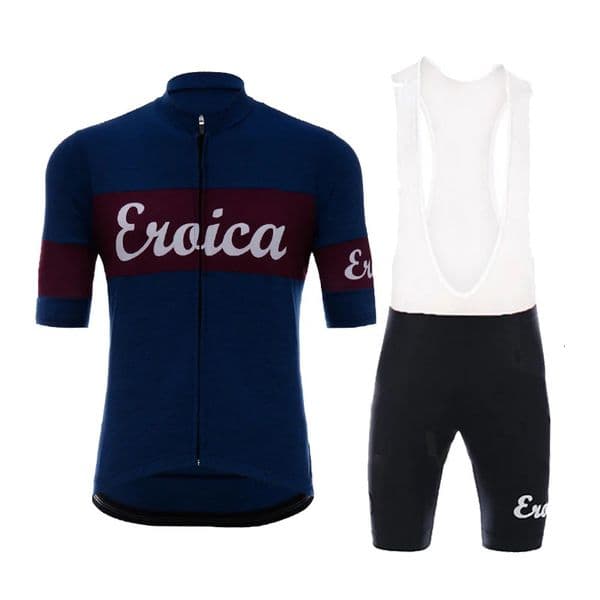 2026 New New Eroica Cycling Set Men Pro Team Road Bike Jersey Outdoor Short Sleeve Mtb Wear Clothing outdoor Quick Dry Summer Maillot Ciclismo 240711 Free Shipp