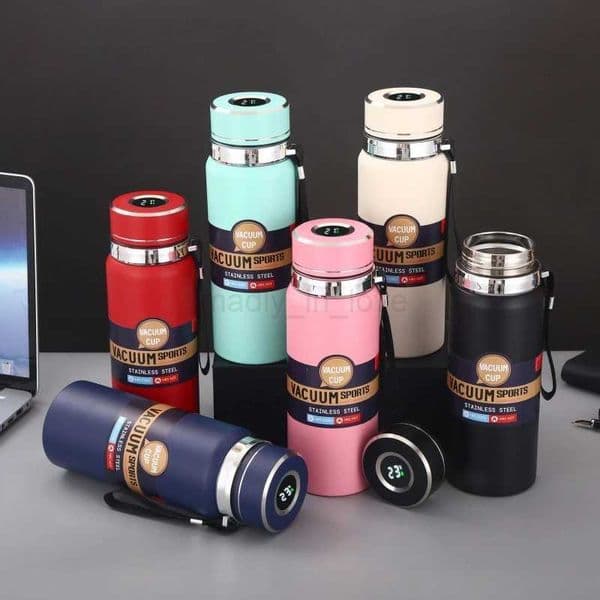 1 Liter Sus316 Stainless Steel Water Bottle with Digital Temperature Display Portable Thermal Cup Tumbler Vacuum FlasksM240713