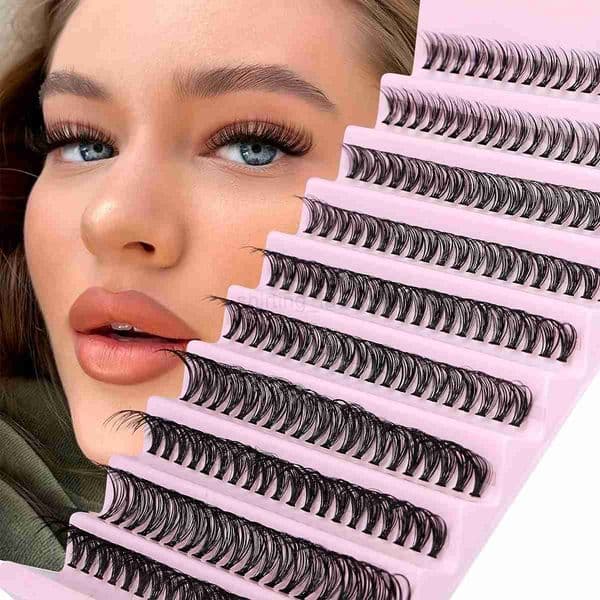 Cludter Ladhed 8-16mm 200pcd Individual Ladhed Natural Look Mixed Tray DIY Eyeladh Extendion Volume Ladh Cludterd Eyeladhed LongLl240713