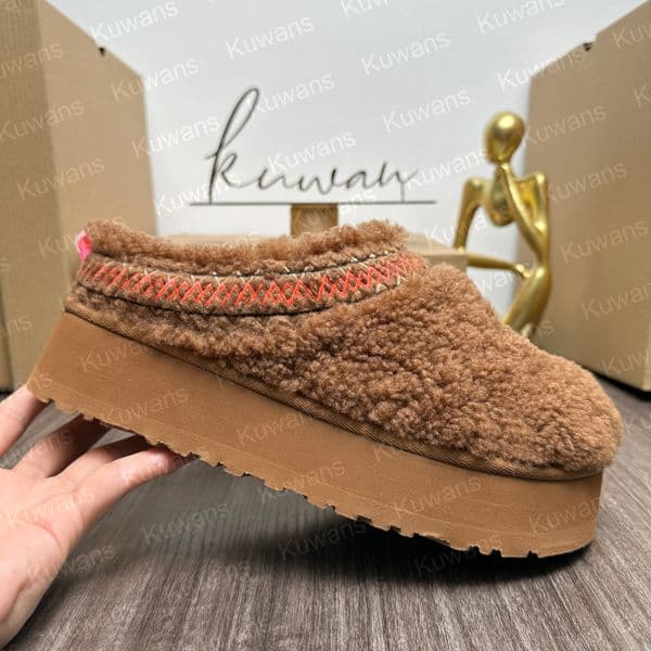 Womens Tazz Braid Slippers Tasman Fur Slides Classic Ultra Mini Platform Boot Mustard Seed Sand Slip-on Les Petites Suede Wool Blend Comfort Winter Designer Z251206