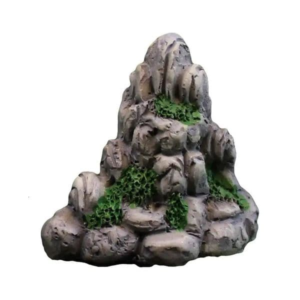 Resin Rockery Mountain View Decor Rocks Aquarium Landscape Rock Hiding Cave Ornament For Fish 240711