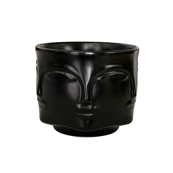 Designer Gold/ Black/ White color Nordic Ins Style Creative Personality Face Vase Modern Minimalist Ceramic Floral Home Bar Bookstore Decoration Ornaments L260520