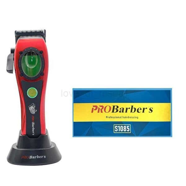 New High-Quality Professional Barber Trimmer with Charging base Cordless and Powful Motor Hair Clippers For Men M250403