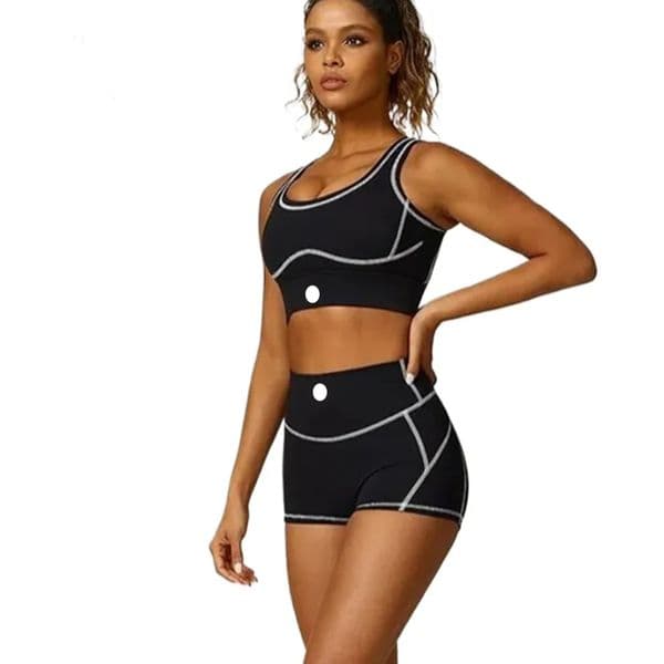 Athletic Women's Activewear Combo - Durable Yoga Trousers and Stylish Sports Bra Top