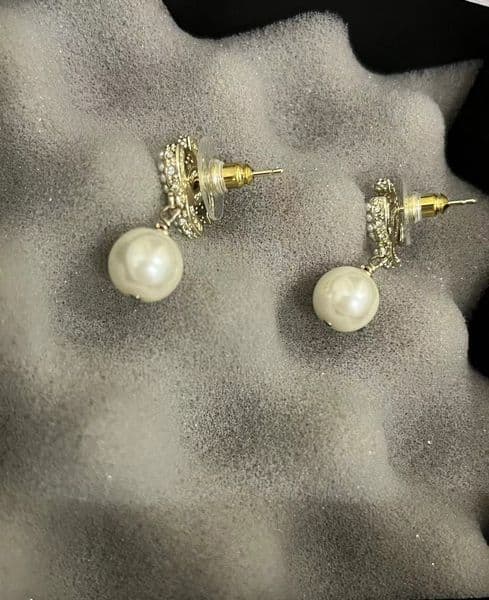 Designer Pearl Drop Earrings for Women Girls Fashion Not Fade Wedding earrings