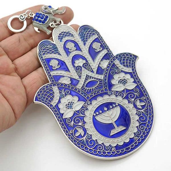 Fatima Hand Moses torah gift pendant The hand of god protection Marias Blessing Hand Wall hanging decorbkl240717