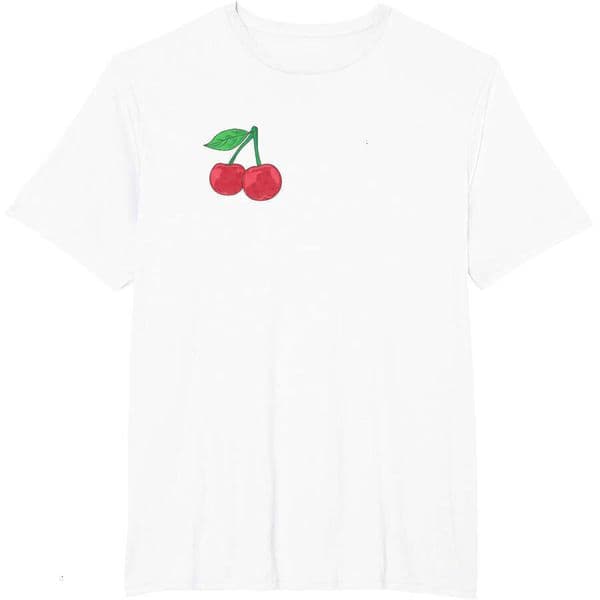 Designer Mens Womens T shirts Cherry Fruit Lover Sweet Farmer Red Cherries T-Shirt Tops Tee Summer clothes Free shipping