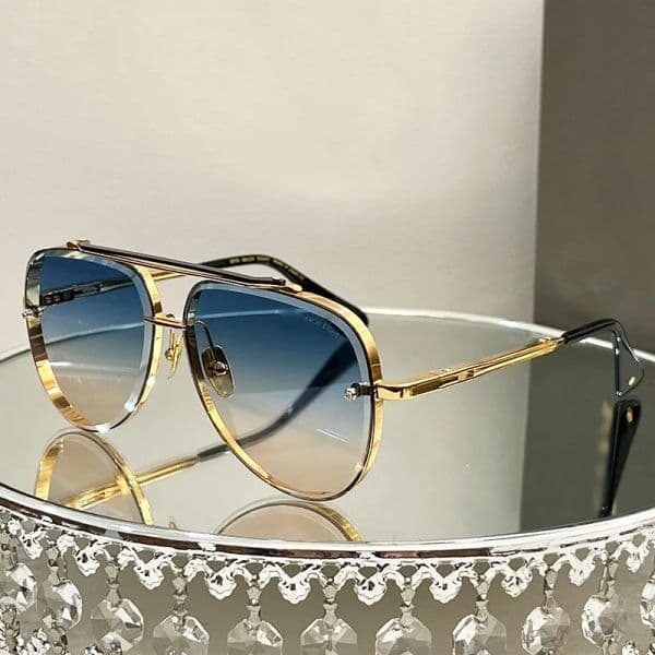 Designer Sunglasses Men Women Metal Gold Plated Frame Business Sports Style Sunglasses Polarized Sunglasses Eyeglasses Shading Goggle Eyewear Pilot Sun Glasses