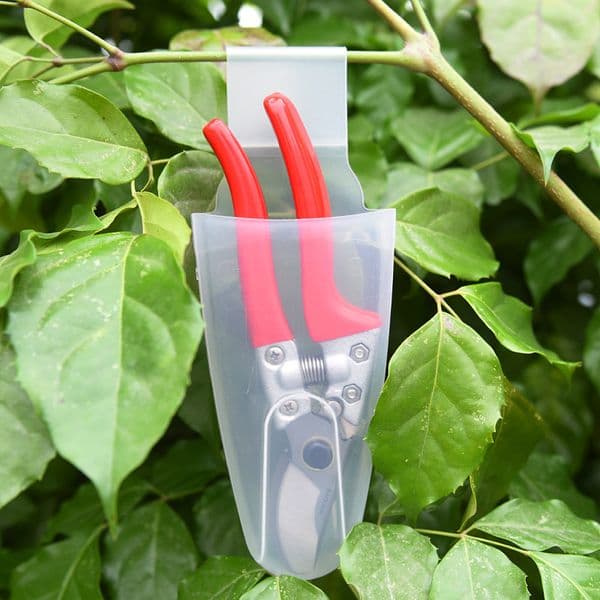 Gardening Scissors Waist Box Jungle Pruning Shears Waist Box Flower Branch Shears Fruit Picking Shears Portable Transparent Scissors Waist Box
