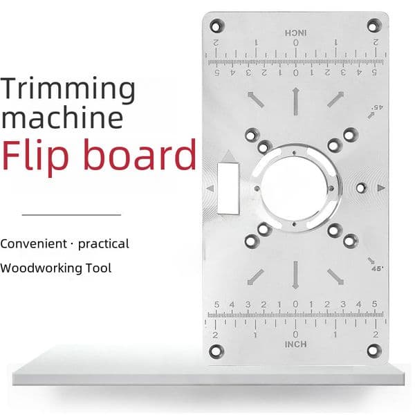 Woodworking engraving machine flip board Bakelite milling slotting electric tools woodworking drilling machine trimming machine flip board