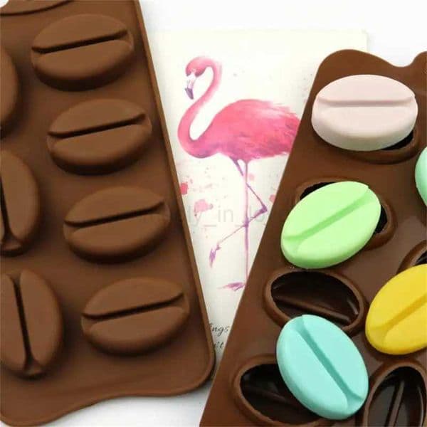 Ice Cube Mold Silicone Quick-freezing Food Grade Large Capacity Coffee Bean Household Tools Ice Cube Storage Grid 21x10.5x1.8cmM240719