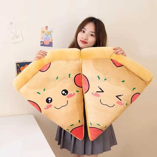 45/55/65cm Soft Stuffed Pizza Toy Unique Emulational food Shape Pillow Plush Car Sofa Nap Pillow Cushion ToysB270720