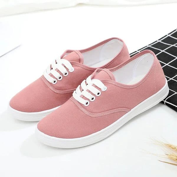 Loafers Flat Shoes Sports Shoes Womens Shoes Breathable Womens Shoes Casual Womens Shoes Lace Solid Color 240719