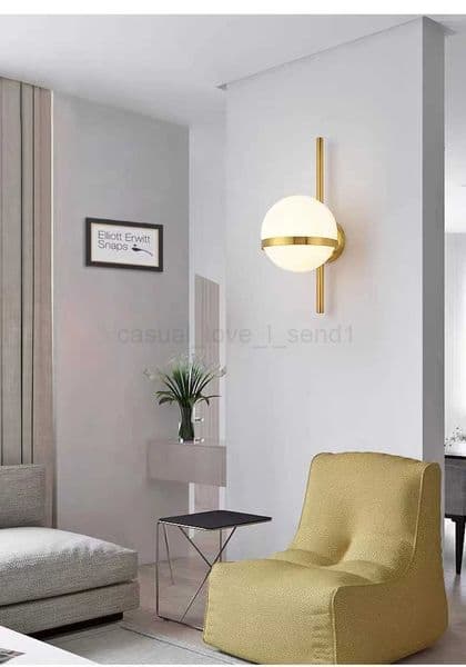 Modern Glass Wall Lamp For Home Living Room Bedroom Bedside Background Wall sconce Aisle Restaurant Decor LightCL240722