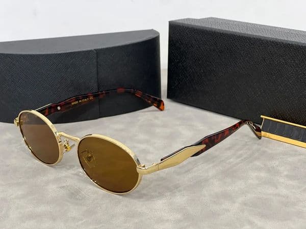 Designer Sunglasses for Women Glasses Small Round Eyewear Frames Man Woman Brown Black Polarized UV Protection Eyeglasses gafas para el sol de mujer