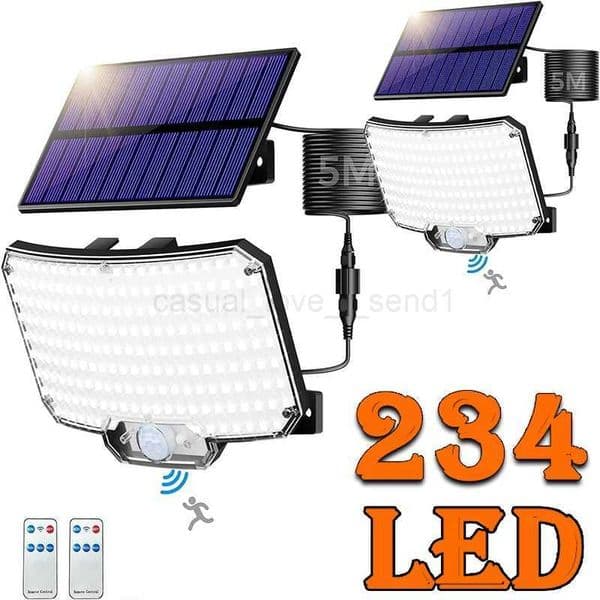 Solar Light Outdoor Super Bright Motion Sensor Solar Strong Power LED Garden Wall Lamp IP65 Waterproof 3 Working ModeCL240722