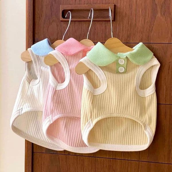 Summer Dog Tshirt Thin Clothes for Small Medium Dogs Breathable Puppy Chihuahua Clothing Accessories 240722