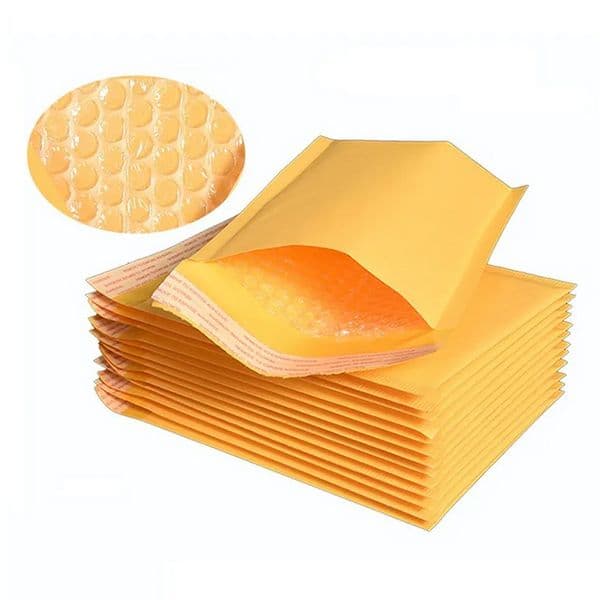 Wholesale Kraft Bubble Mailer Padded Shipping Envelopes Empty Mylar Bag Smell Proof Waterproof Plastic Pack Packaging Bags In Stock