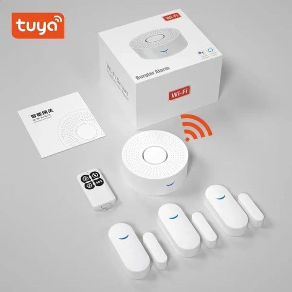 Smart Home Alarm System 43hz Burglar Security Alarm Smart Life Application Control Wireless Home Alarm Kit 240710