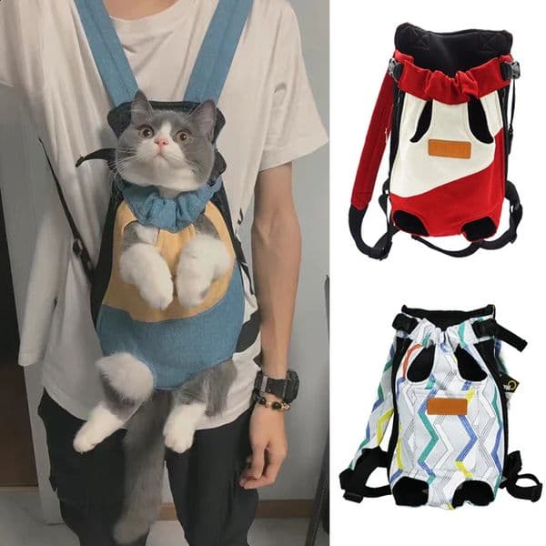 Outdoor Cat Bags for Cats Walking Riding Pet Tracvel Products Sphynx Kedi Katten mascotas Carrying Backpack mochila gato 240722