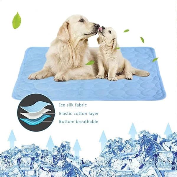 Large Giant Dog Mat Cooling Summer Pad Mat for Dogs Cat Washable Puppy Dog Ice Gel Bed Mattress Cool Mascotas Cushion Blanket 240723