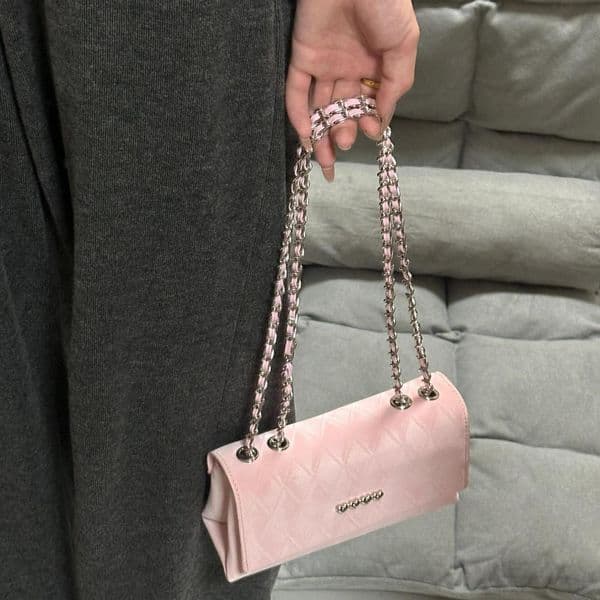 Tender Girl Summer Baguette 2025 New Chain Bag Diamond Check Shoulder Bags