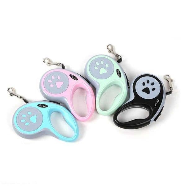 3m 5m Nylon Dog Leash Automatic Retractable Durable Cat Lead Extending Puppy Walking Running Traction Roulette For Small DogsLr240725