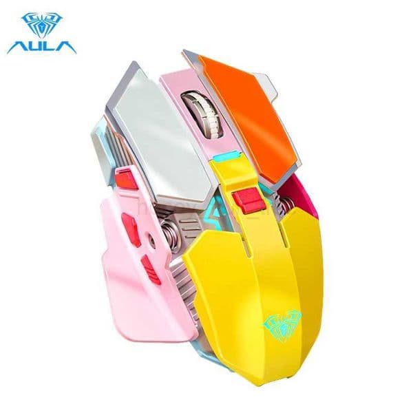 AULA SC300 2.4G wireless mouse Rechargeable USB charging mouse ergonomic optics suitable for Desktop Laptop Three color matchingM240725
