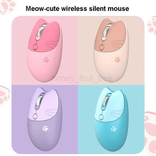 M3 Wireless Bluetooth +2.4g Mouse Girl Cute Cartoon Laptop Office Portable Wireless Bluetooth Dual-Mode Mouse Silent and SilentM240725
