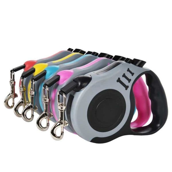 3m 5m Dog Leash for Small Dogs Cat Automatic Retractable Durable Nylon Lead Puppy Outdoor Travel Walking Hiking Traction RopeL240725L240725
