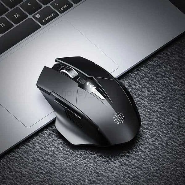 INPHIC M6P 2.4G Wireless Mouse 500mAh Ergonomic Rechargeable Power Display Office Home Silent Laptop Desktop Computer UniversalM240725