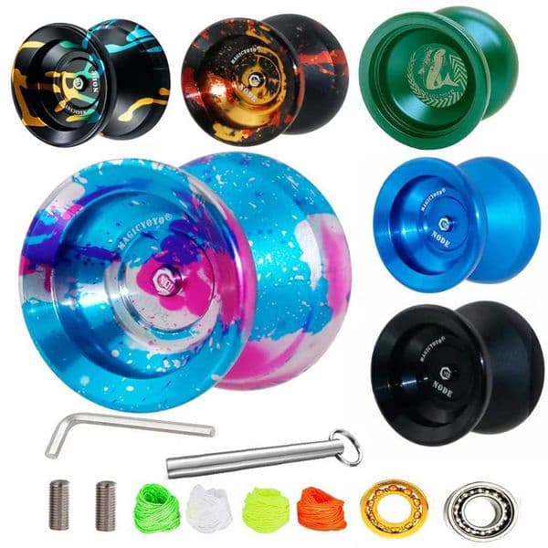 MAGICYOYO Y01-Node N12 Series Metal Yoyo Ball Toy 10-Ball Bearing W/ String Ropes Yoyo Toys N12 YoyoM240725