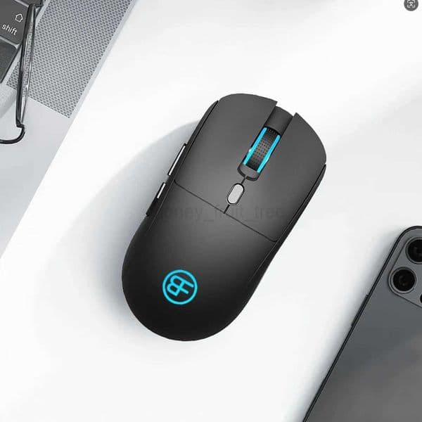 2.4G Wireless Mouse for Laptop Ergonomic Computer Mouse with USB Receiver and 3 Adjustable Levels 6 Button Mouse For PC LaptopM240725