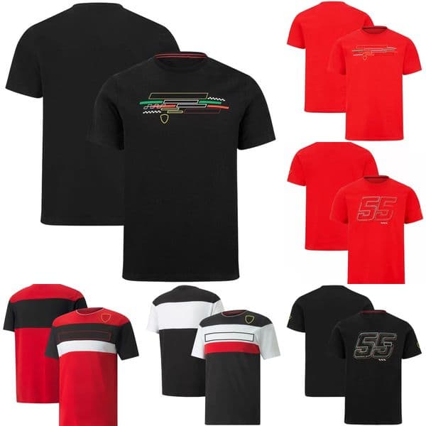 F1 T-shirt Formula 1 Team Uniform Short Sleeve Racing Jersey Summer Quick Dry Casual Fans T-shirts Men Women Fashion Round Collar T Shirt