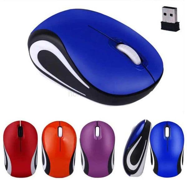 Wireless Mini Mouse Kids Computer Gaming Small Portable Mause 1600DPI Optical USB Ergonomic USB Mice For PC Laptop Gift Hot SaleM240725