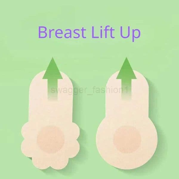 10pcs Womens Invisible Breast Lift Up Tape Overlays on Bra Nipple Stickers Chest Stickers Adhesive Nipple Covers AccessoriesB240725