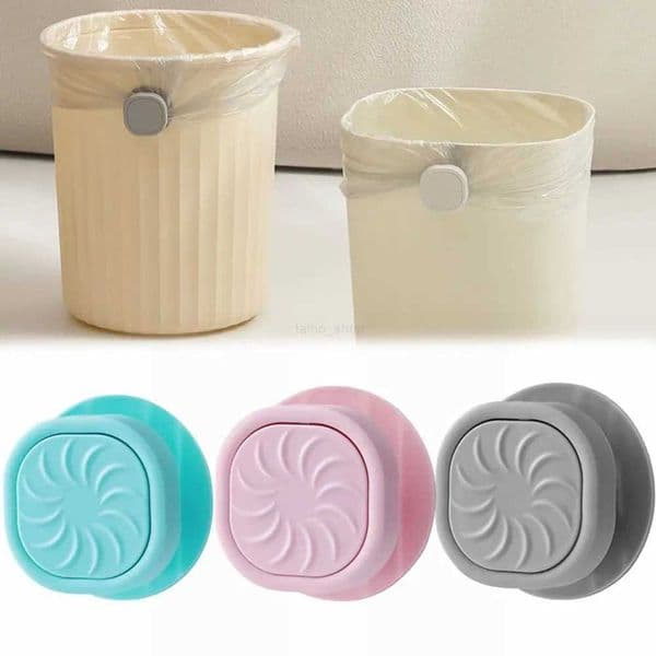 Rotatable Rubbish Bag Anti-Slip Holder New Tools Creative Trash Bag Clamp Practical Garbage Can Fixed ClipsB240726