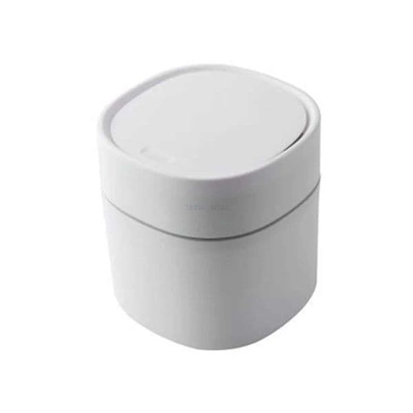 Mini Small Waste Bins Desktop Garbage Basket Home Table Plastic Trash Can Office Supplies Dustbins Sundries Barrel BoxBk240726