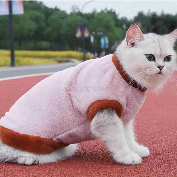 Autumn winter hoodie cat clothes pet costumes thickened warm cat winter clothingB270726