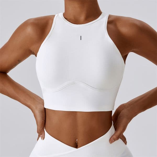 A8333 Women bralette Yoga Bra Tank Tight Cew Neck Finess lingerie Vest Skinfriendly Close Quick Dry Top Female