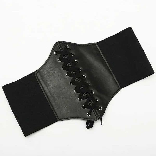 Fashion Corset Wide Belts Faux Leather Slimming Body Shaping Girdle Belt for Women Elastic Tight High Waist for Daily WearLp240727