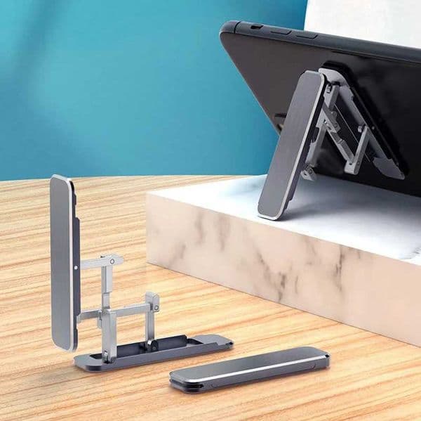 2022 Fashion Stick On Adjustable Phone Stand for Universal Mobile Phone Self Adhesive Folding Mini Metal Phone Holder BracketM240725